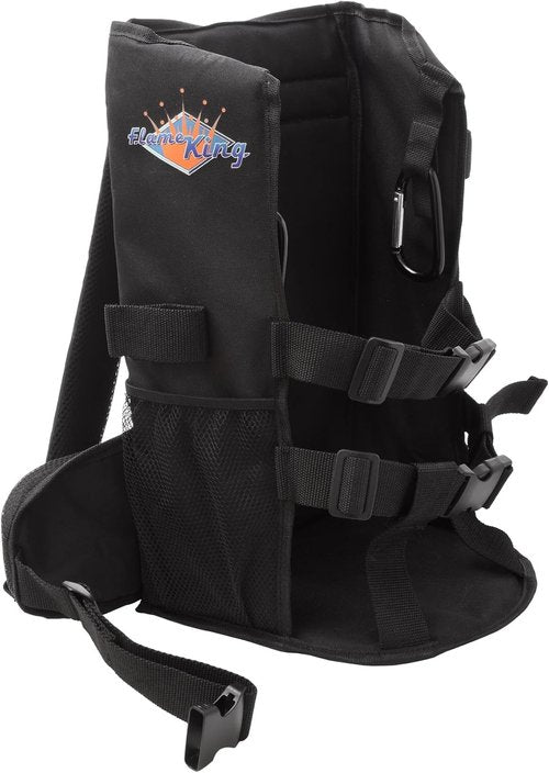 Flame King Propane Tank Backpack Carrier - Ideal for 5LB & 10LB Cylinders | Perfect for Weed Burning