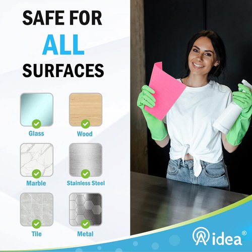 AIDEA Swedish Dishcloths for Kitchen, 20PK, Reusable Paper Towels, Kitchen Washcloths Dish Rags, Eco Friendly No Odor Reusable Cleaning Cloths, Cellulose Sponge Cloths, 7"×6"