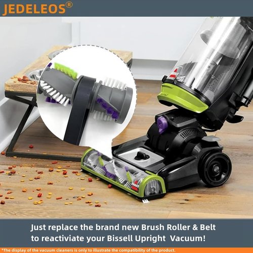 Jedeleos Replacement Brush Roll - Compatible with Bissell CleanView Pet Vacuums | High-Quality Assembly Parts