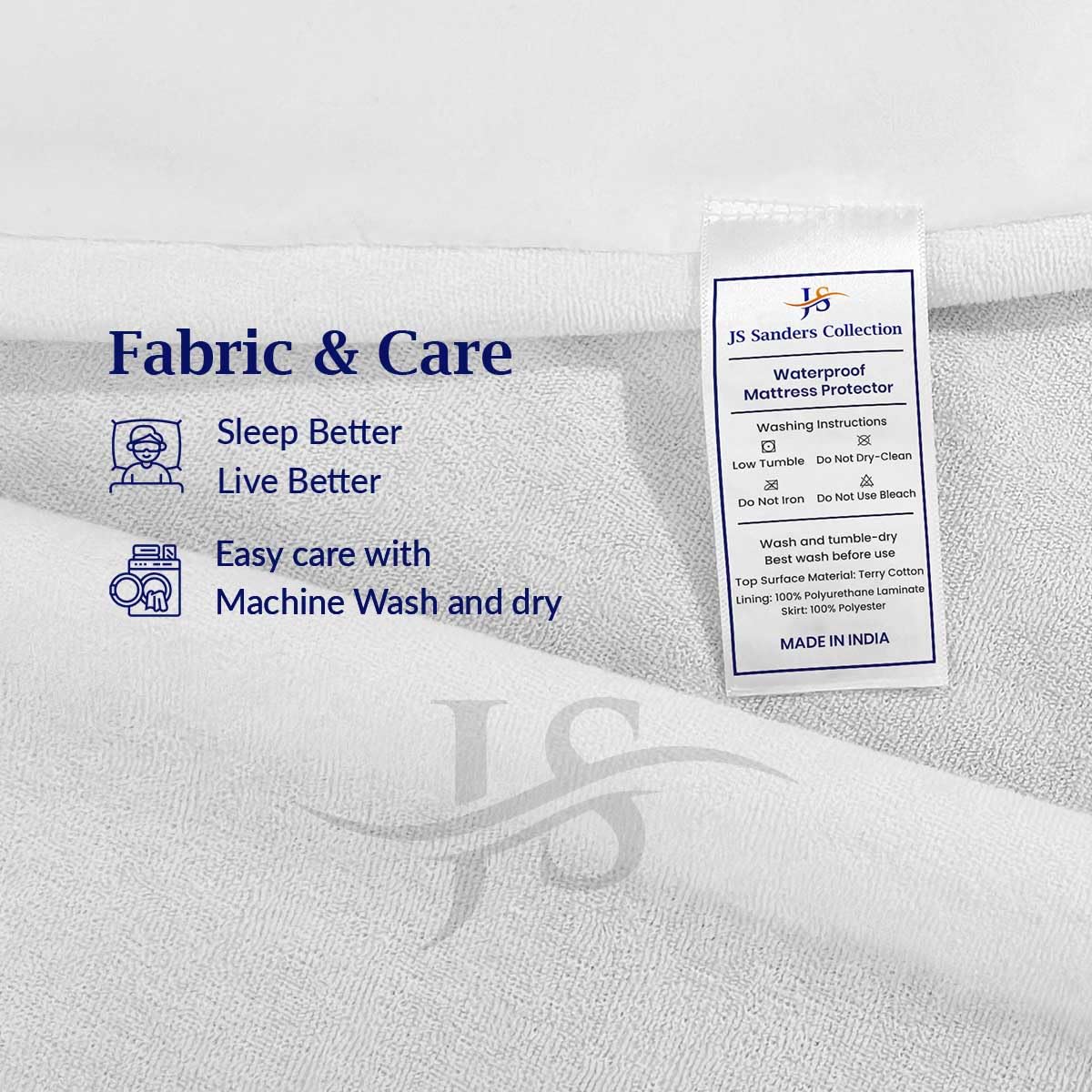 XL V Berth Mattress Protector - Fitted Style Ultra Soft Terry Cotton - 100% Waterproof XL V Berth Mattress Protector Pad - Ultra Soft Cooling Smooth Noiseless Washable - Fits Upto 10" Deep, White
