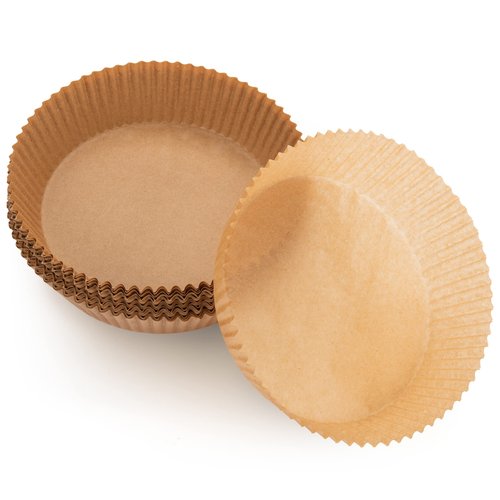 Air Fryer Liners Disposable Parchment Paper, 100 Count - Round 6-7 Inch, Non- Stick Parchment Paper Sheets Liners For Air Fryers 2-5 Quart - 6.3" Round - 100CT
