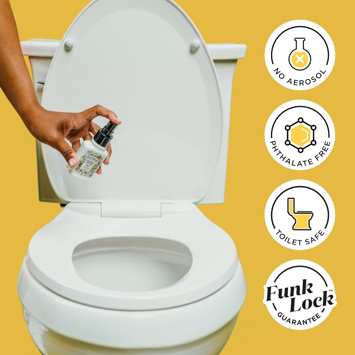 Poo-Pourri Toilet Spray - Original Citrus Scent | Plant-Based Odor Deodorizer | 4 Fl Oz, Up to 200 Uses