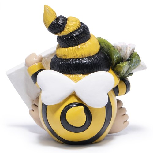 Hodao Positive Bee Motivational Home Decor Emotional Support Encouragement Gifts for Women - Stress Relief Figurine for Worked Women, Handmade Decor with Uplifting Message Office Desk