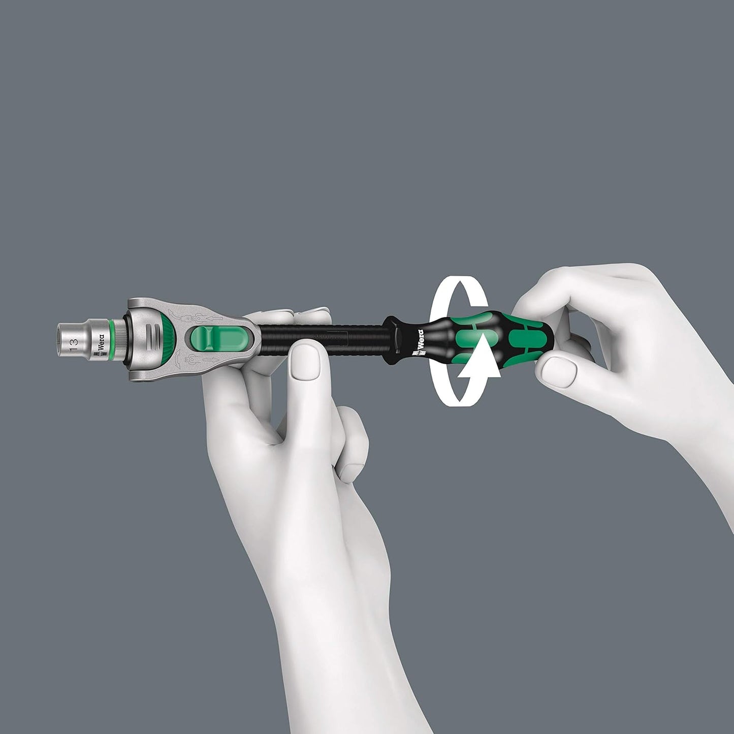 Wera 8100 SA 6 Zyklop Metric Speed Ratchet Set - 28 Piece, 1/4" Drive for Efficient Fastening