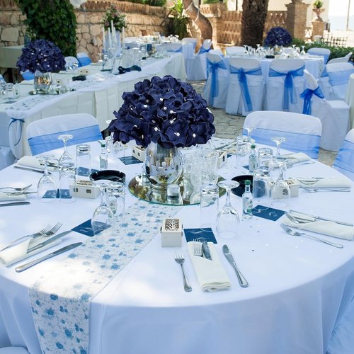 Hydrangea Flower Balls - 12 PCS Artificial Silk Floral Arrangements, 8.27 Inch Navy Blue Kissing Balls for Wedding & Home Decor