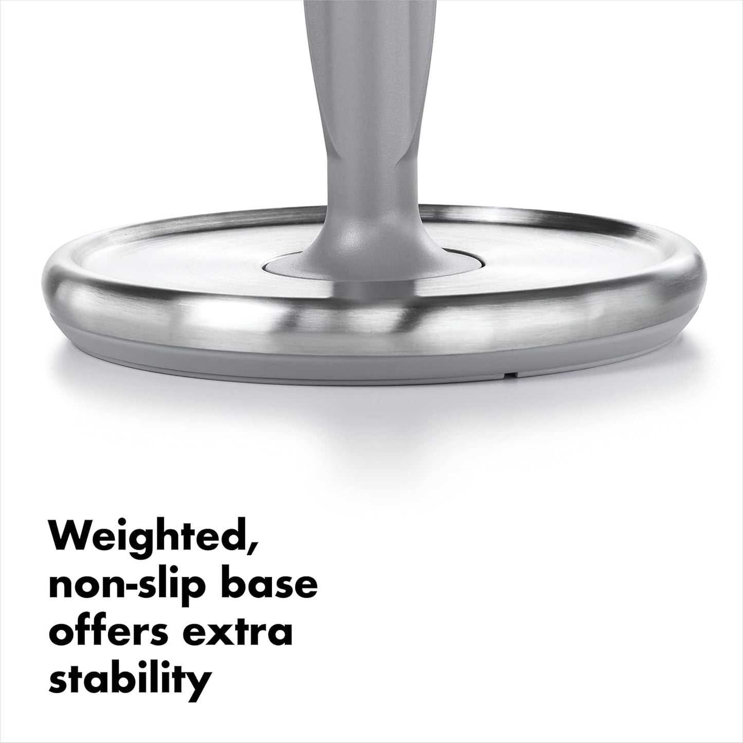 OXO Good Grips Paper Towel Holder - Steady Design for Countertop Use | Sleek and Durable