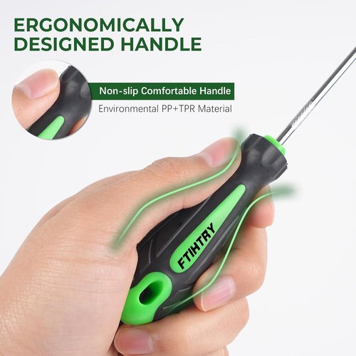 FTIHTRY 8-Piece Precision Automotive Pick and Hook Set - Mini Oil Seal & O-Ring Remover (Green)