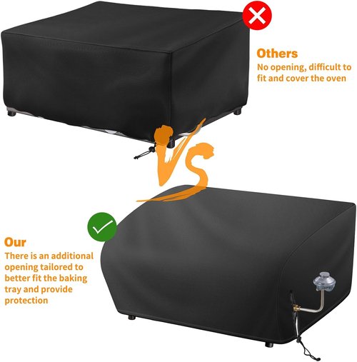 Blackstone Grill Cover - Waterproof Oxford BBQ Cover with Drawstrings | Fits 22-Inch Griddle