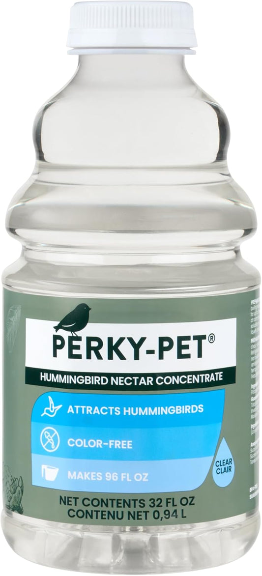 Perky-Pet Hummingbird Nectar Concentrate - 32 oz | Makes 96 FL OZ of Delicious Nectar