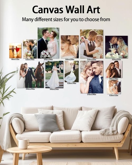 AbcCustomize Canvas Prints - Personalized Photo Art for Home Decor | Fast Next Day Shipping