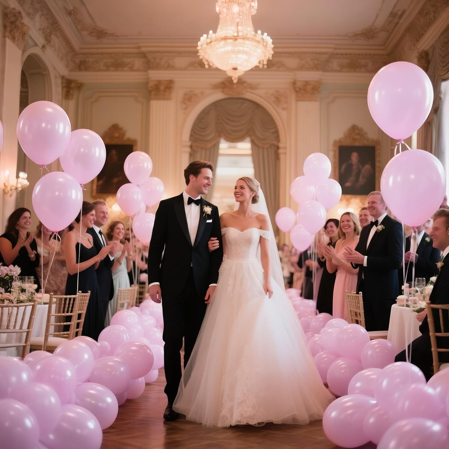 Pastel Pink Balloons by [Brand Name] - 12 Inch Latex Balloons for Birthday Party & Baby Shower | 110 Pack