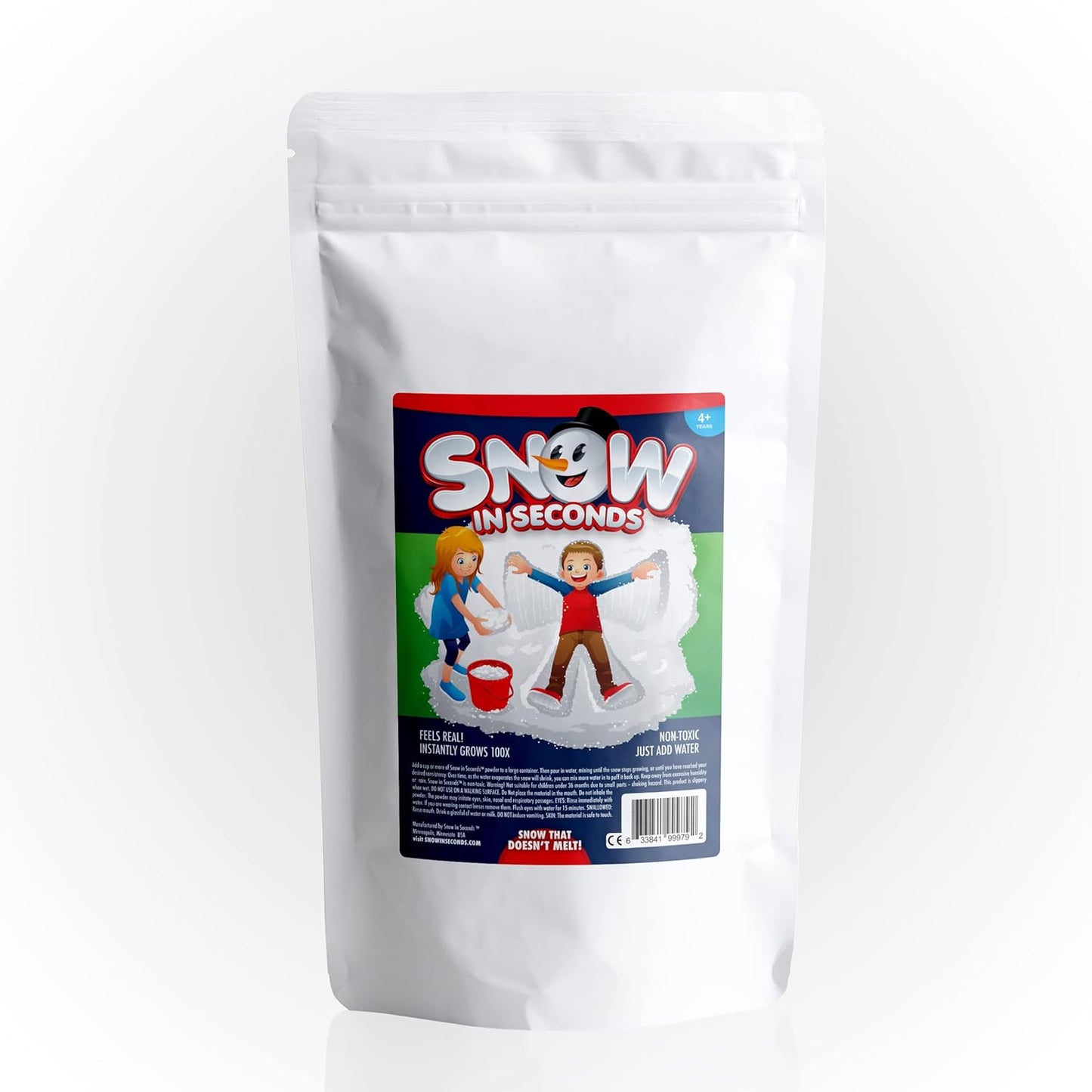 Jumbo Instant Snow - Realistic Artificial Snow for Winter Fun | 30 Gallon Pack