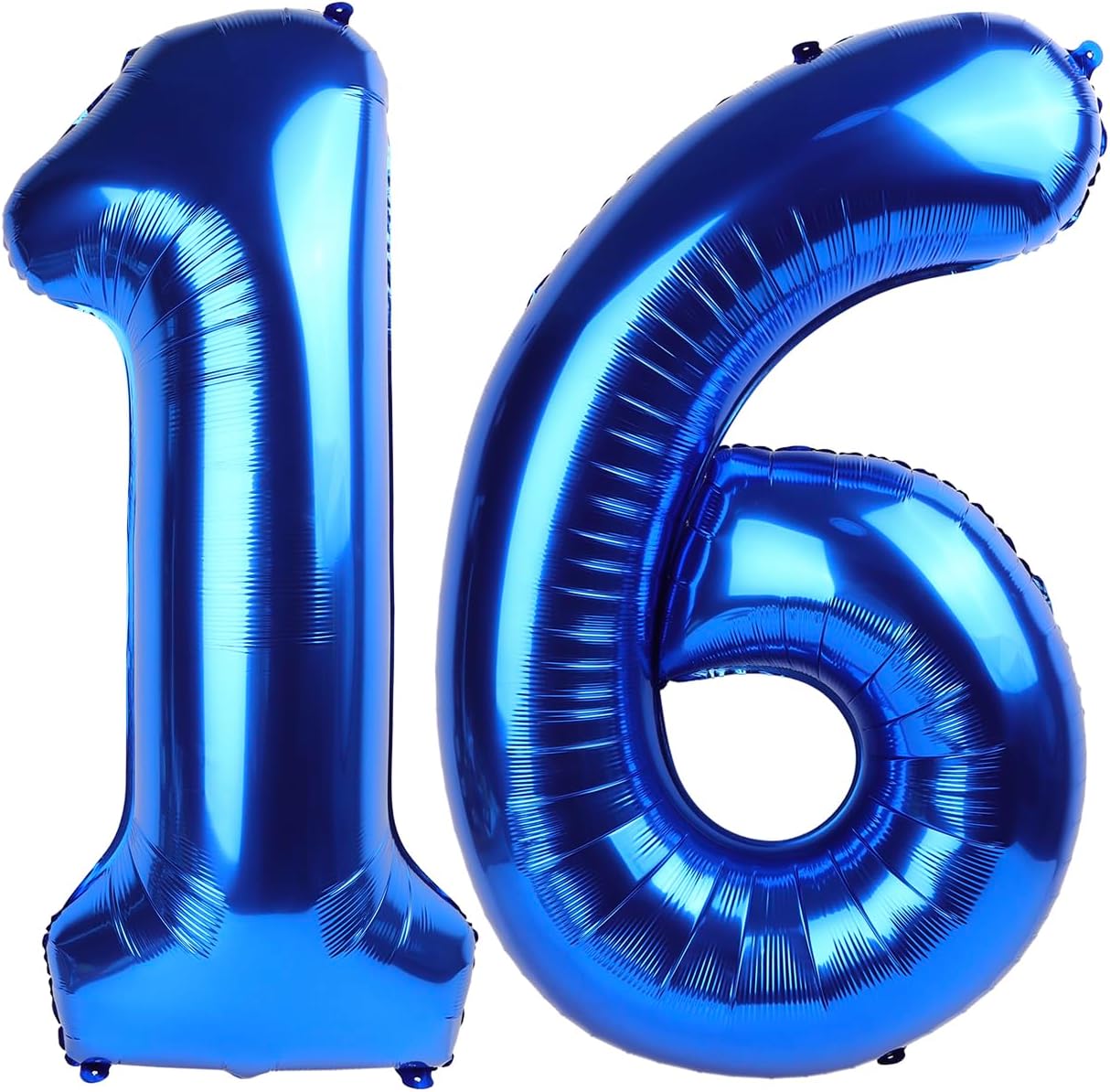 Number 16 Balloon - Navy Blue 40 Inch Birthday Decoration for 16th Birthday Party Supplies