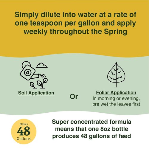 Farmer's Secret Spring Booster Fertilizer - Super Concentrated 8-16-8 Formula for All Plants | 8oz