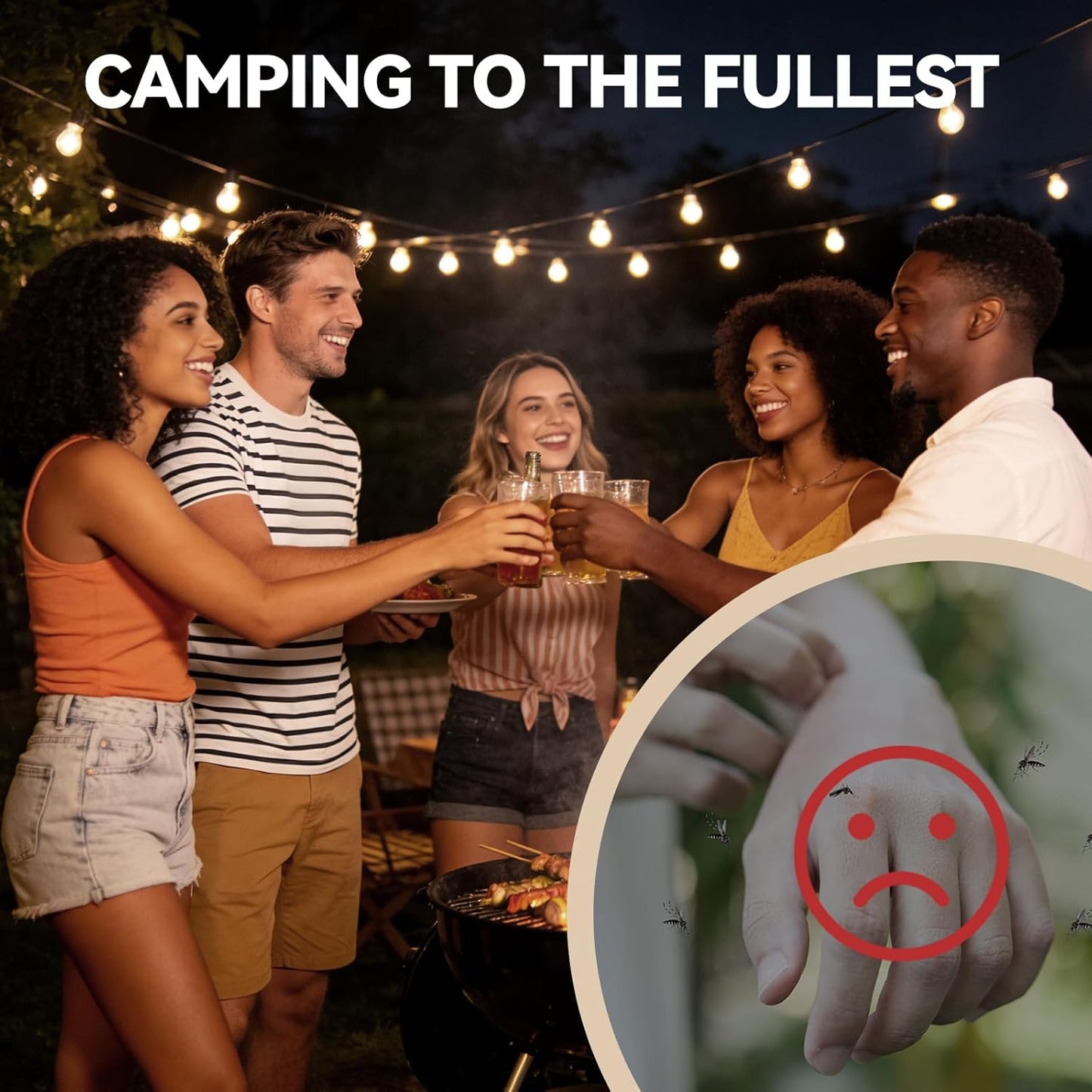 Skiennix Mosquito Repellent Balls - Natural Outdoor & Indoor Deterrent for Yard, Patio, Camping