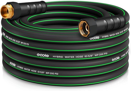 **Heavy Duty Garden Hose - 25ft Non-Expandable Flexible Water Hose | Kink Resistant & Lightweight**
