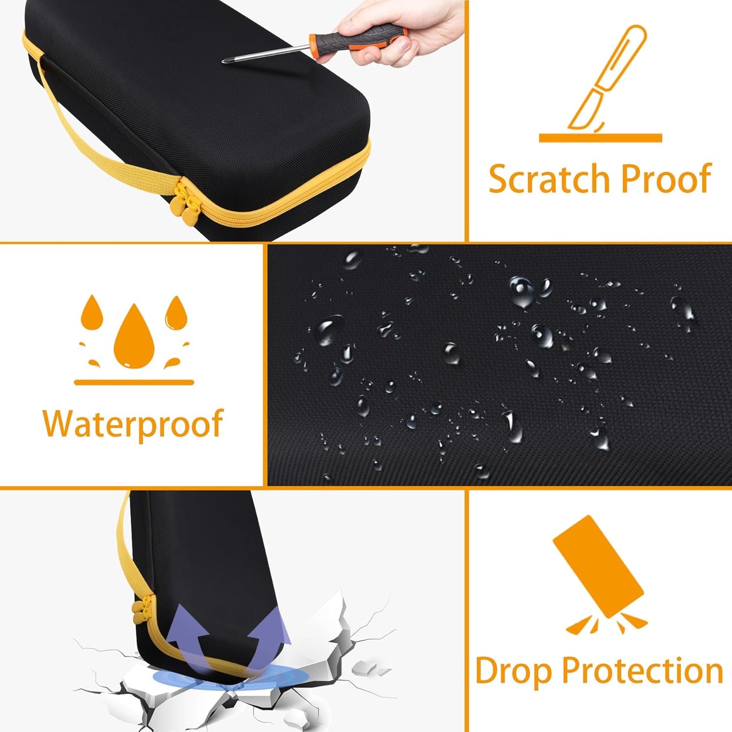 Aenllosi Hard Case for Fanttik V8/V10 Car Vacuum | Durable Organizer for Apex & Slim Models