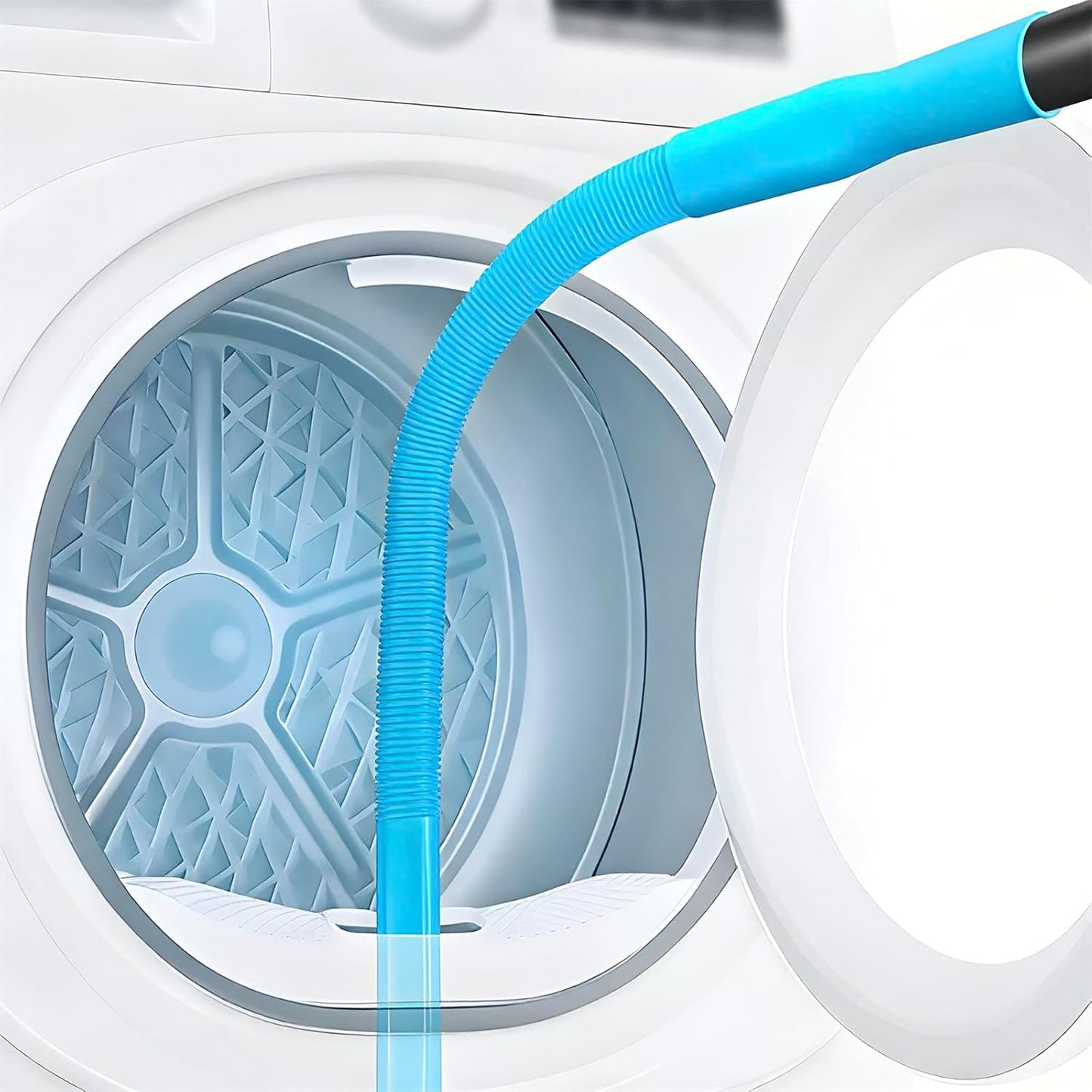 Upgraded Dryer Lint Vent Cleaner Kit - Flexible Vacuum Hose Attachment for Effective Lint Removal | Universal Deep Cleaning Brush for Clogged Ducts