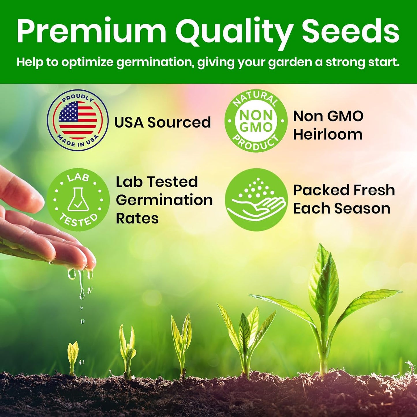 NatureZ Wildflower Seeds - 35 Varieties of Perennial & Annual Flowers | 1/2 lb Bulk Pack (340,000 Seeds)