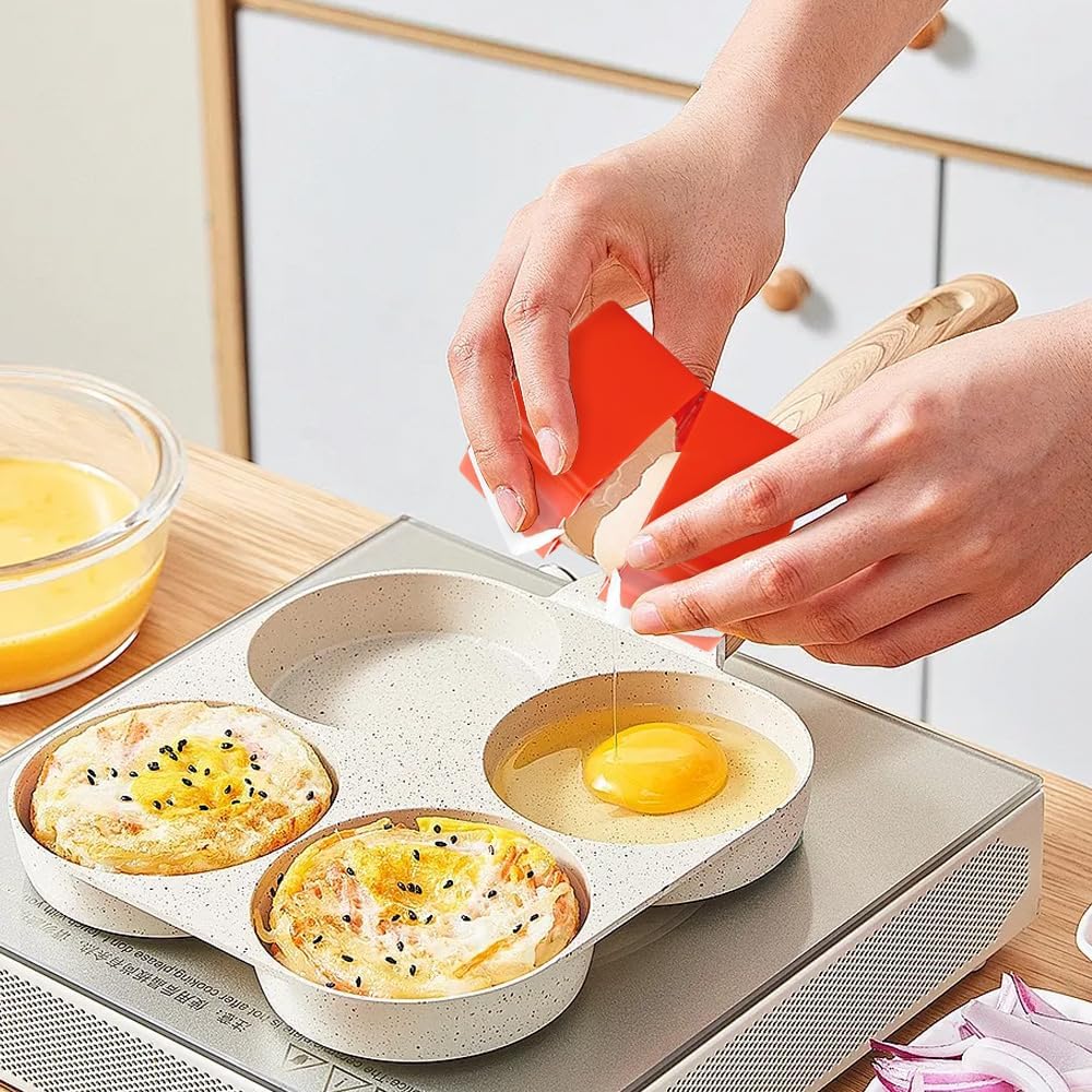 Skiennix Stainless Steel Egg Shell Opener - Multifunctional Cracker & Separator Tool | Easy Peeling, Orange