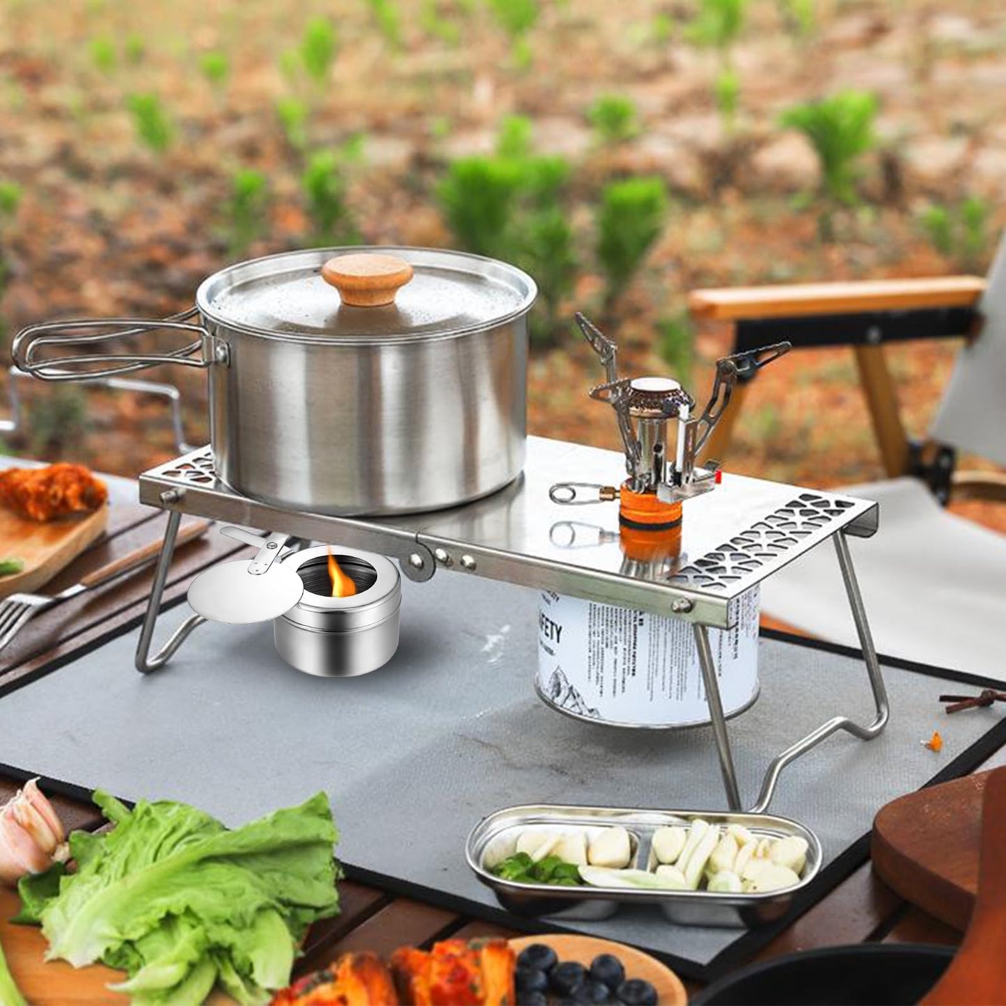 12 Pack Stainless Steel Chafing Fuel Holders with Safety Covers – Durable, Rust-Resistant Canned Heat Box Holders for Buffets, Catering, Barbecues, and Parties (Silver, 3.5" x 3.5" x 2")