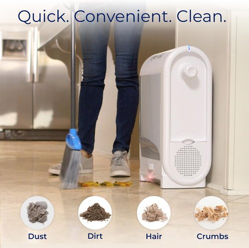 EyeVac Pro Touchless Vacuum - Ultra-Fast Automatic Dustpan for Salon & Home | 1400W Corded, Bagless (White)