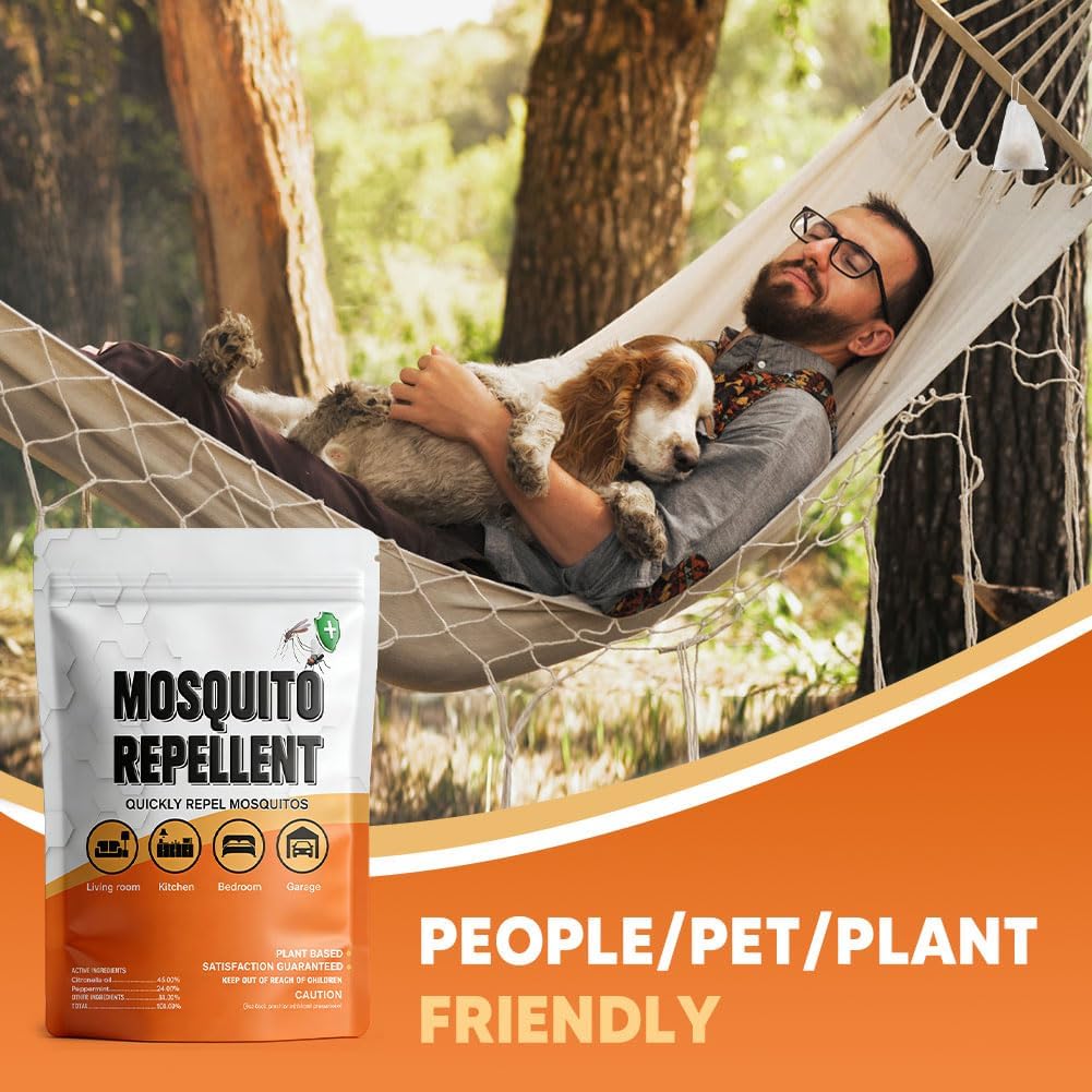 SCFKAOF Mosquito Repellent Balls - Effective Outdoor & Indoor Deterrent | 120 Sq. Ft Coverage, 60 Days Protection - 8 Packs