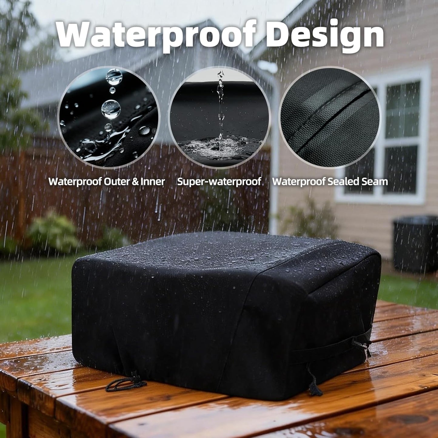 NOELIFE Grill Cover - Waterproof & Windproof Protection for 17-Inch Blackstone Griddle