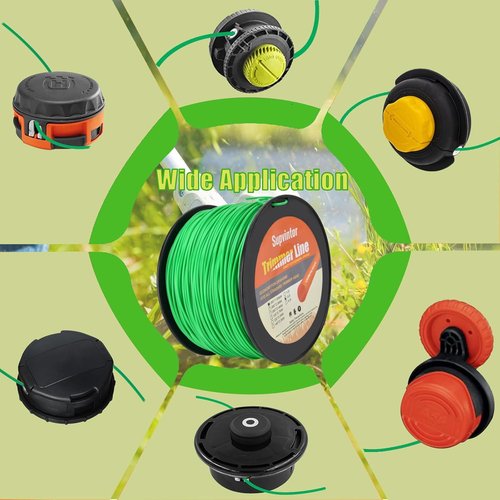 065 Trimmer Line - Commercial Grade .065 Inch Weed Wacker String | 1730ft Green Round Line