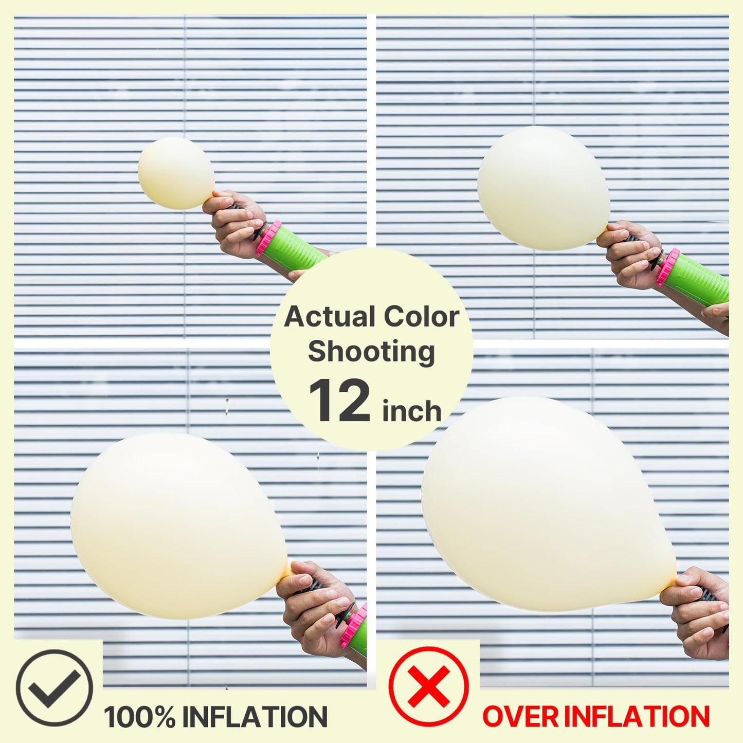 PartyWoo Pastel Yellow Balloons 50pcs 5 Inch Small Mini Light Pale Yellow Balloons for Graduation Baby Shower Gender Reveal Easter Little Cutie Bee Birthday Summer Party Decorations Yellow-Q07