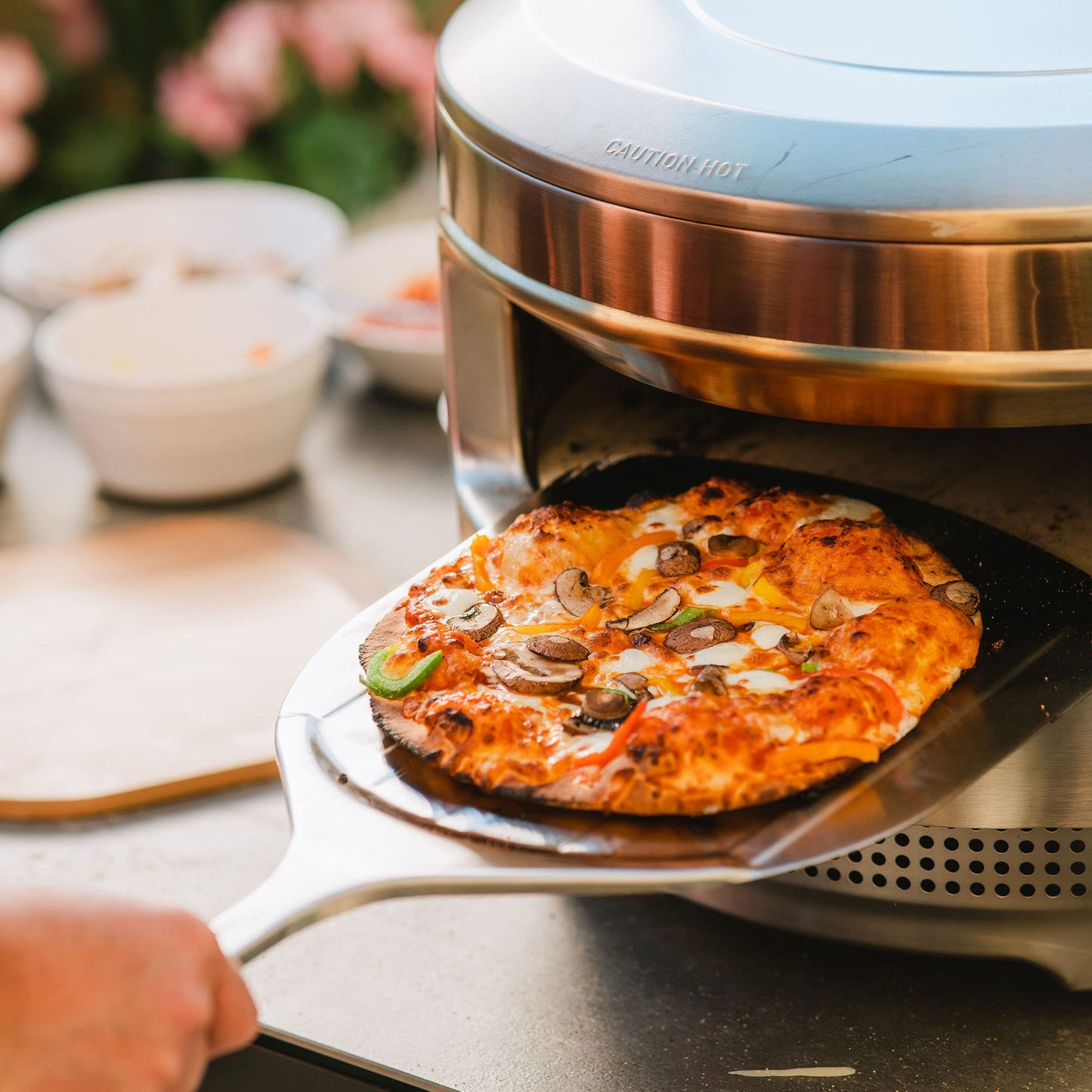 Solo Stove Stainless Pizza Peel | Stainless Serving Board, Pizza Paddle with Built-in Ridges, Accessory for Solo Stove Pi Pizza Oven, Other Ovens, 304 Stainless Steel, L: 24 in x W: 11.75 in, 1.8 lbs