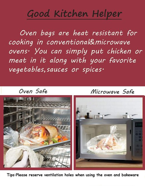 10 Counts Oven Bags Turkey Size | Large Oven Bag for Thangkgiving Day Turkey Roasting Cooking(1)