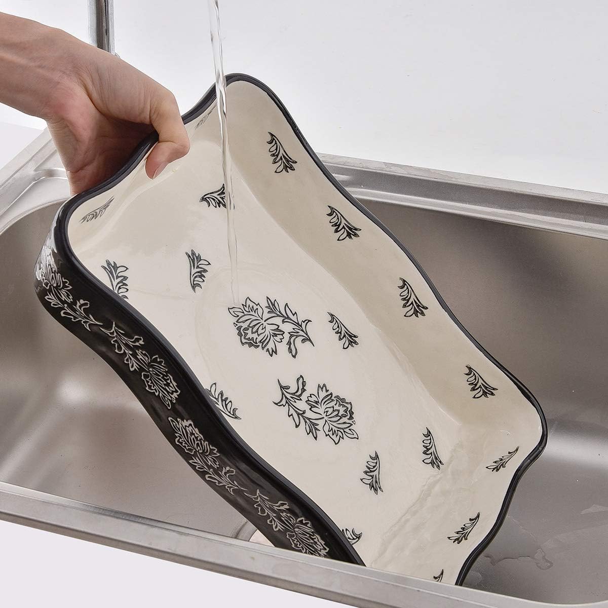Wisenvoy Ceramic Baking Dish Set - 2-Piece Casserole Lasagna Pan Bakeware | Durable & Stylish