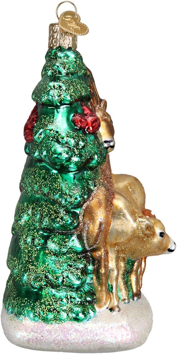 Handcrafted Badger Glass Blown Ornament - Unique Christmas Tree Decoration