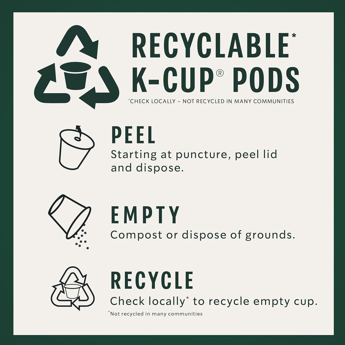 Starbucks K-Cup Coffee Pods - Medium Roast Holiday Blend | 100% Arabica, Limited Edition (10 Pods)