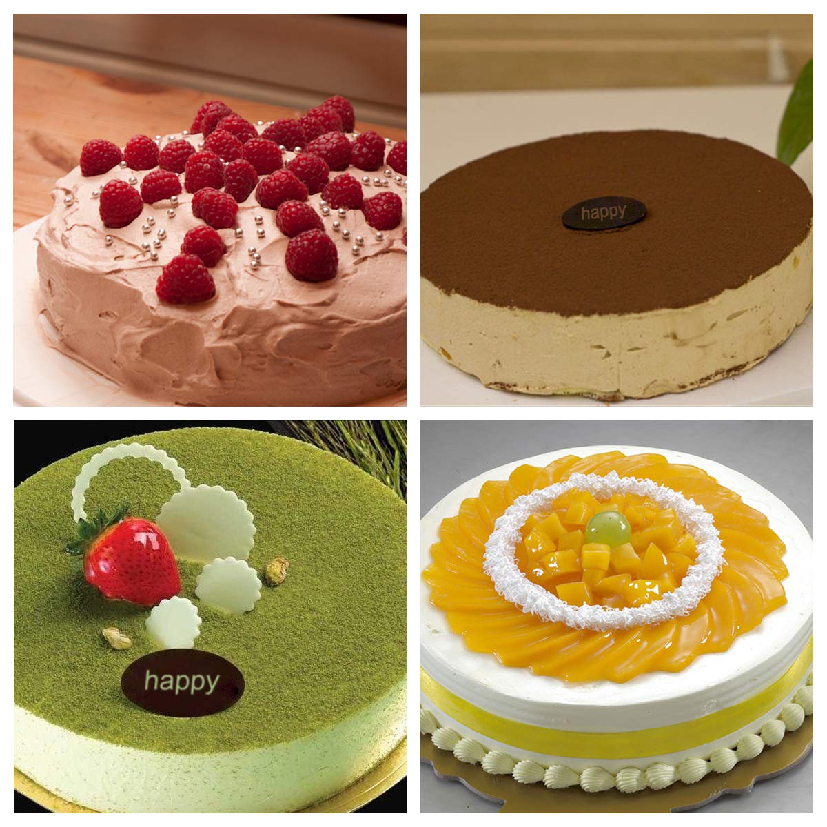 SILIVO 9.5 inch Cake Pans, 2 Pack Silicone Baking Pan, Nonstick Silicone Cake Molds for Cheesecake and Chocolate Cake