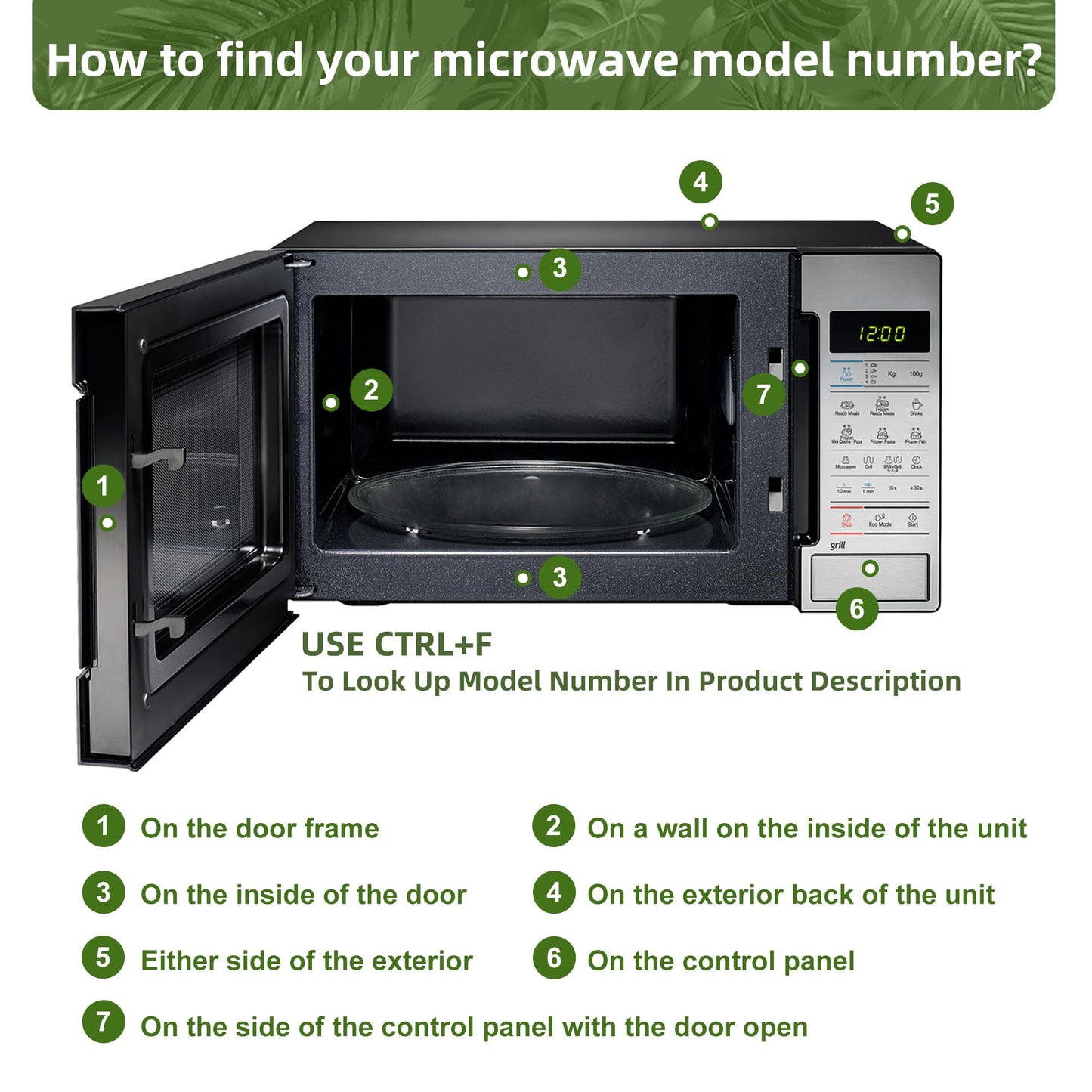 Gemroom 10" Microwave Turntable Compatible with GE WB49X10229 WB49X0688, 10 inch Replacement Microwave Glass Plate for Magic Chef MP-3517203600