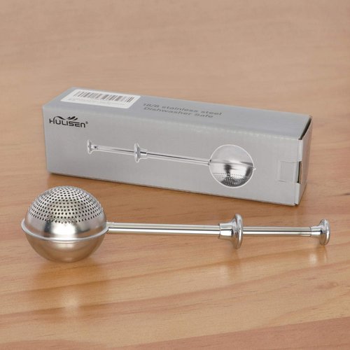 HULISEN Flour Duster for Baking, One-Handed Operation, 304 Stainless Steel Powdered Sugar Shaker Duster, Pick Up and Dust Flour Sifter, Gift Package