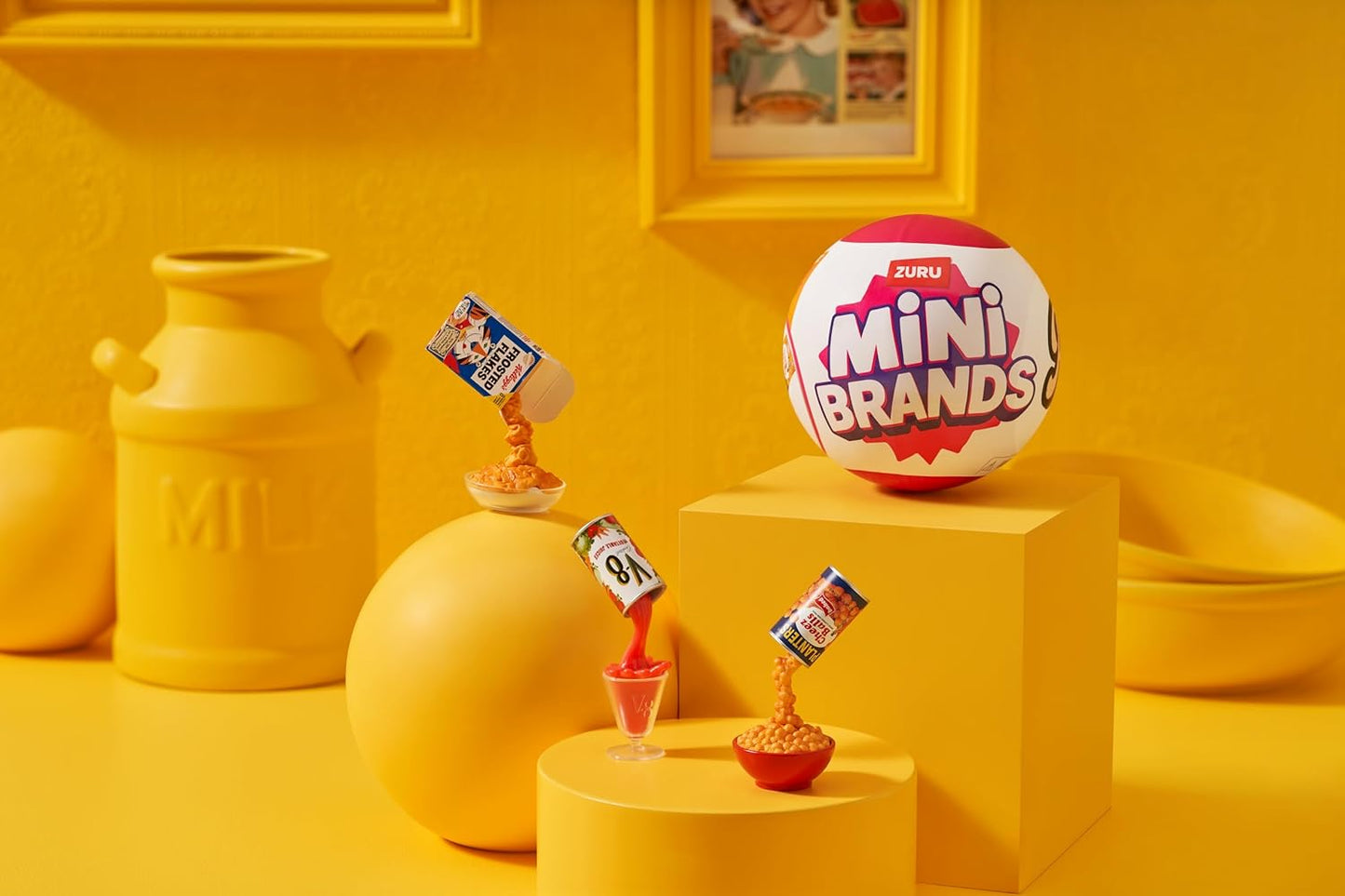 Mini Brands Retro Capsule - 60+ Mystery Minis to Collect | Real Licenses & Rare Collectibles