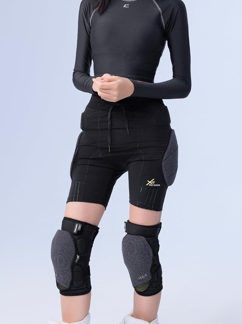 COPOZZ Padded Shorts for Snowboard, Skate and Ski - XRD - XL
