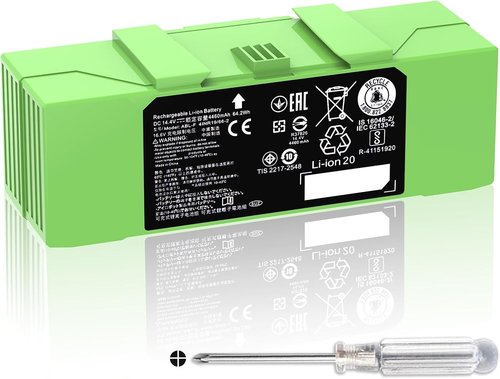 Dentsing ABL-F Replacement Battery for iRobot Roomba i7, j7 & e Series | 4460mAh 14.4V Power
