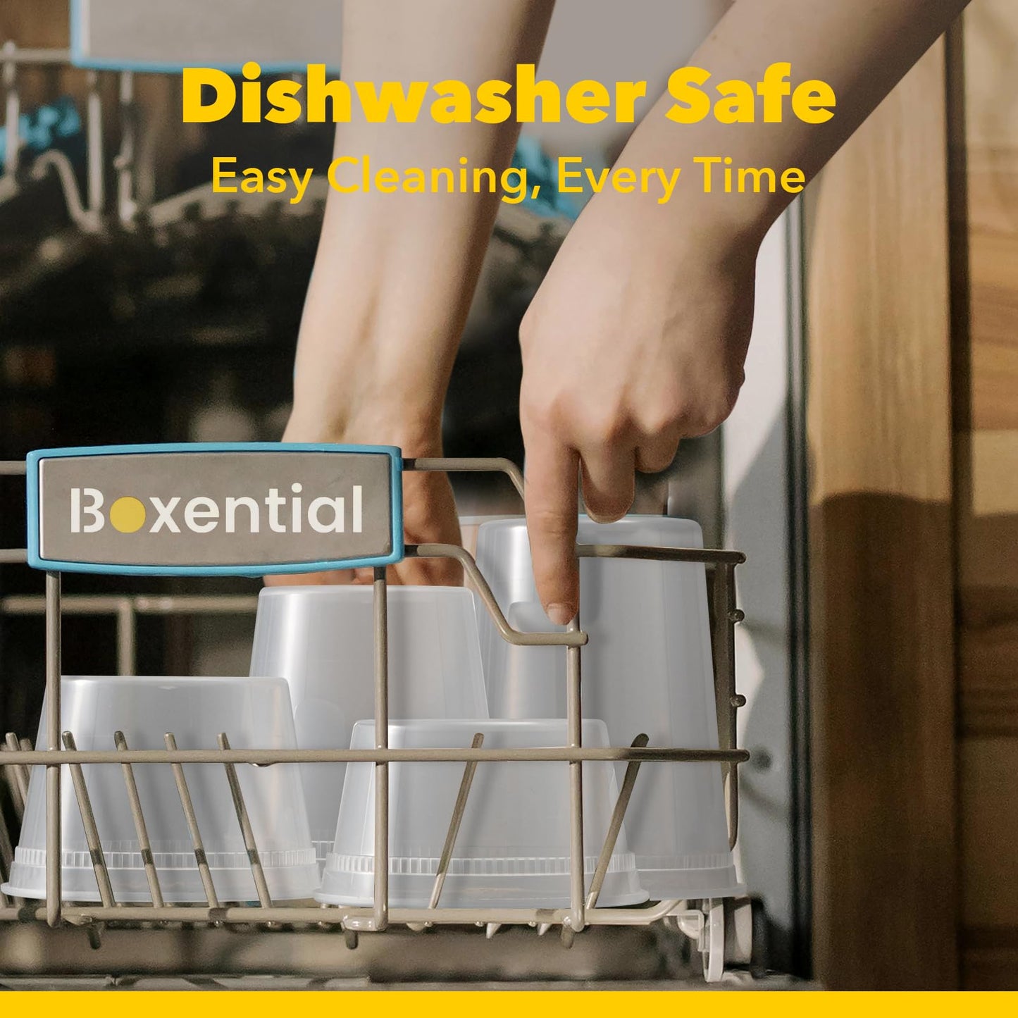 Boxential 16 oz Deli Containers with Lids [36 Set] – BPA-Free Plastic Food Containers, Freezer & Microwave Safe, Stackable Meal Prep & Soup Storage Containers, Ideal for Takeout & Kitchen Use