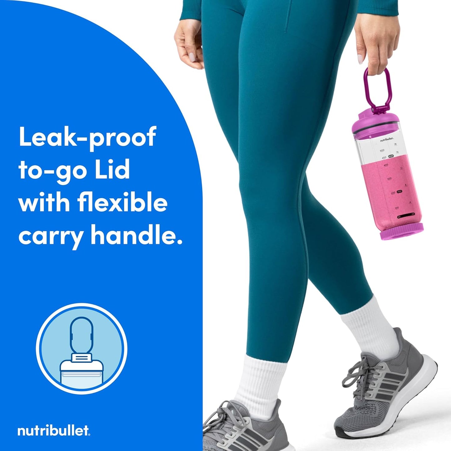 Nutribullet Flex Portable Blender - Orchid Purple | Compact & Powerful for On-the-Go Smoothies