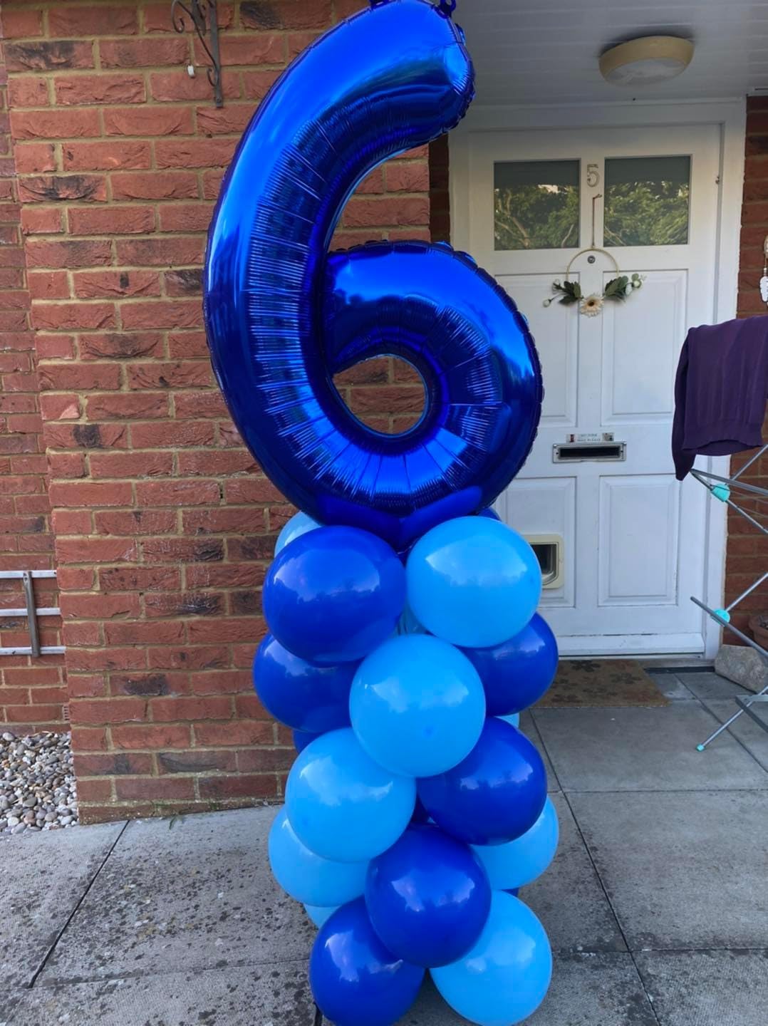 Night Blue Number Balloon 40 Inch, 0 Number Balloons, 10 20 30 40 50 Numbers Balloon Birthday Decorations, Party Supplies for Women