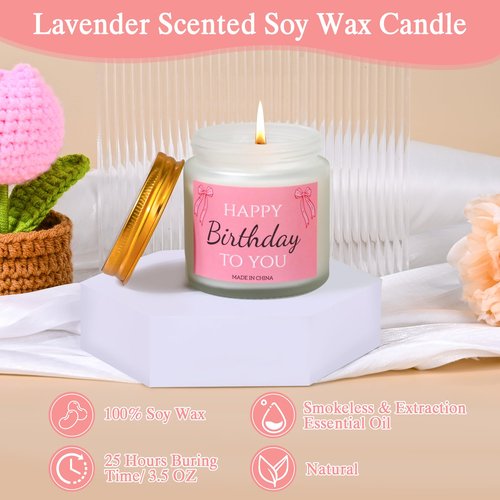 Birthday Gifts for Teen Girls, Women, Her, Sister, Friendship, Christmas, Happy Birthday Gift for Daughter, Best Friend,Delicate Pink Bow Aesthetic Glass Cups Tumbler Gifts (8Pcs Set)