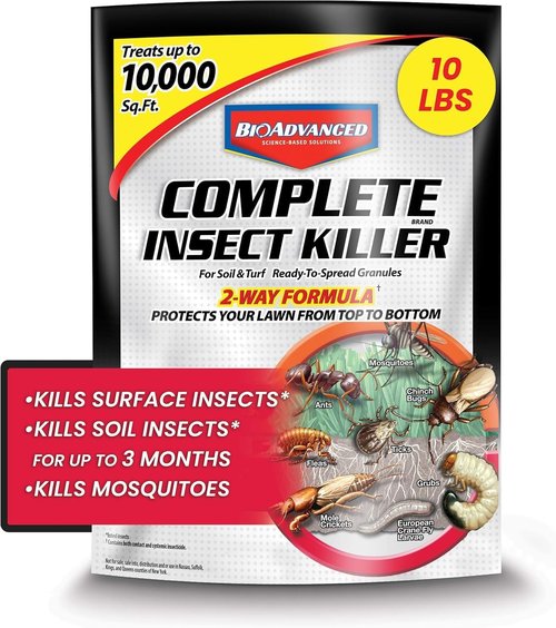 Bayer Crop Science Surface Insect Killer - Effective Soil & Turf Treatment, 10 lb Granules
