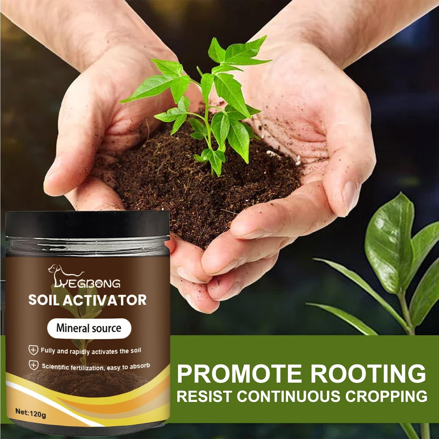Yegbong Soil Activator - Organic Water-Soluble Formula for Optimal Nutrient Uptake & Growth (1)