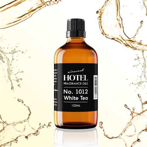 AirScent Hotel Diffuser Oil No. 1012 | Premium White Tea Scent for Ultrasonic Diffusers - 10 mL Glass Bottle