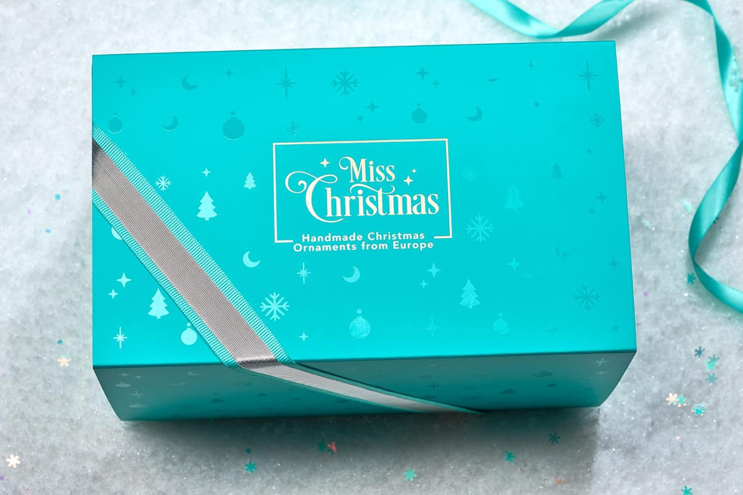 Miss Christmas 2025 Collection Fancy Nutcracker Soldier 7-Inch Blown Glass Christmas Tree Ornament (Festive Nutcracker)