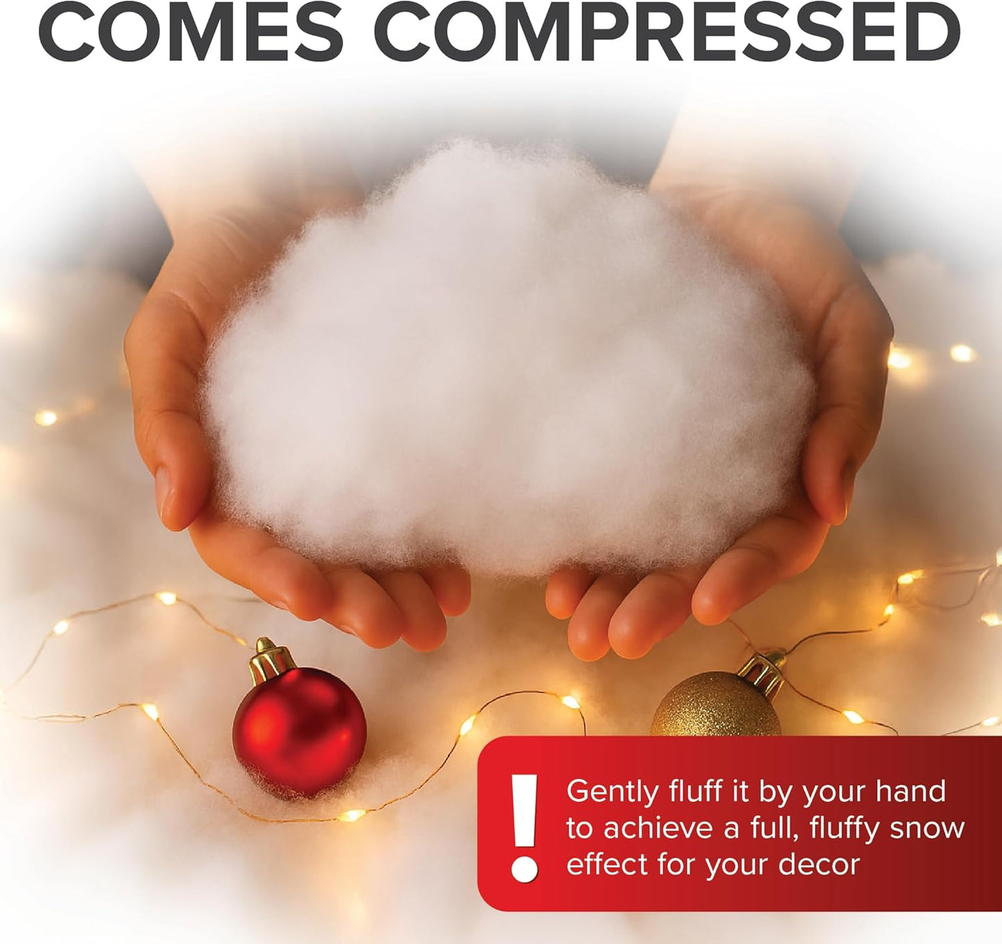 X-Protector Snow Blanket - Large 98.5"x31.5" Artificial Christmas Village Snow Sheet | Faux Snow Table Runner for Holiday Decor